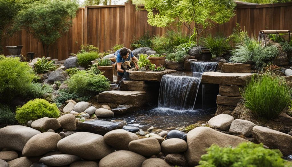 DIY Water Feature Installation