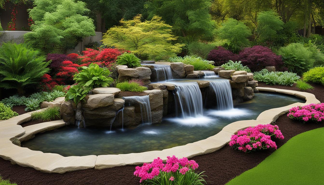 Water features landscaping