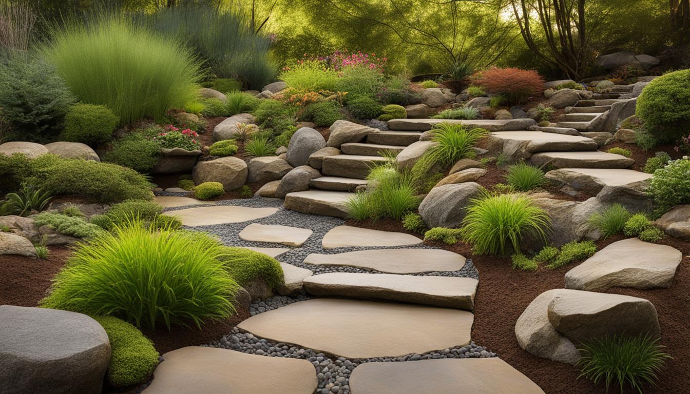 Rock and stone landscaping